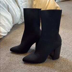 Steve Madden Elegant Black Women's Sock Booties